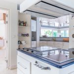 Villa salentein kitchen with kitchen plan