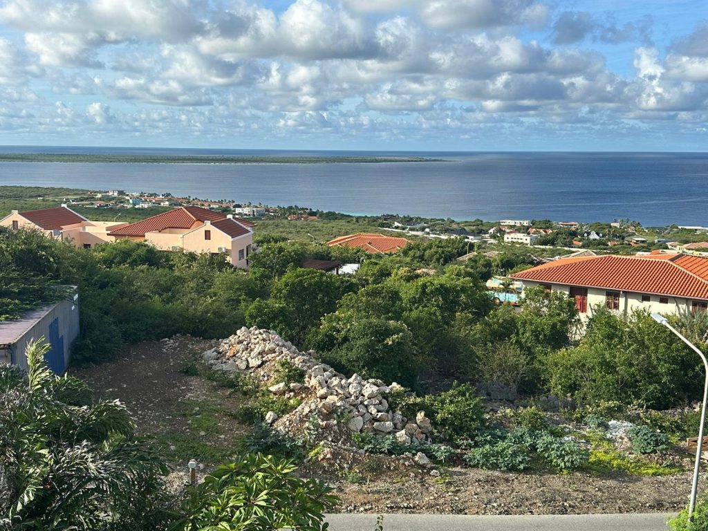 For sale: One of the last building plots available on Bonaire with breathtaking views overlooking Bonaire.